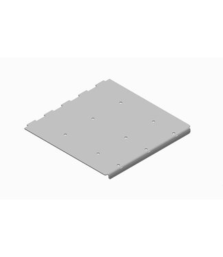Stainless steel wear plate dual-lane Drive sides