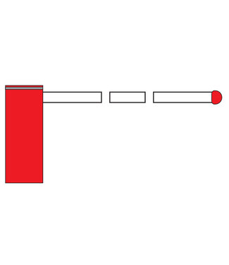 Slagboom B680H 2e mast voor 2-delige mast "L" lengte 4,3M