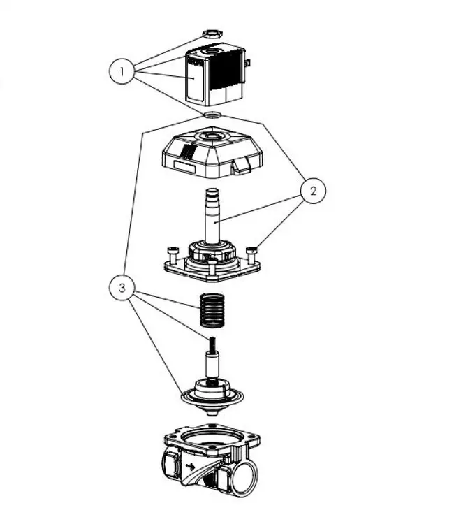 Burkert RVS 1/2" klep met EPDM afdichting (00246303)
