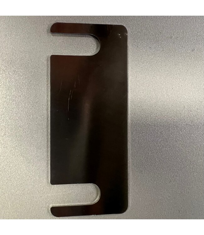 Vulplaat 1mm voor achter lager PE196