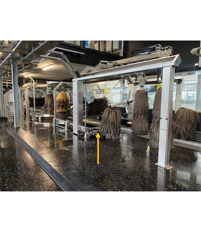 Holz hydrauliekslang PE-135 linker/rechter borstel onder