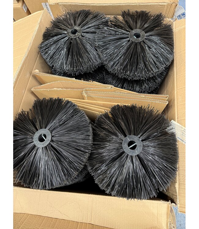 Holz halve schalen borstelbezetting PE-196, voor 1 borstel