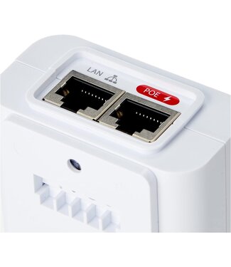 PoE injector t.b.v kenteken camera