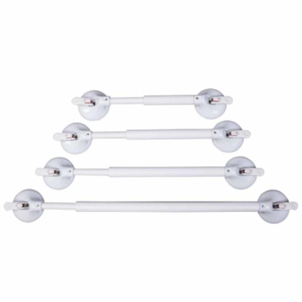 Wandbeugel verstelbaar met zuignap veiligheidsindicator | 34 - 46,5 cm | Wit | Mobeli | PR45309 afbeelding