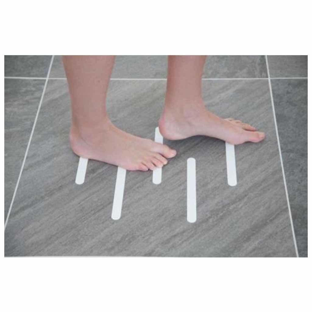 Aqua Safe Anti Slip Bad en Douche - Strips - Wit | Tenura afbeelding
