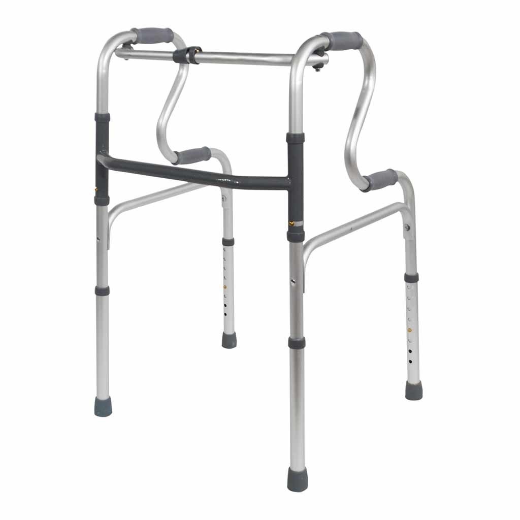 Lichtgewicht looprek met sta-op functie | Hoogte 82 - 92 cm | Inklapbaar | Opvouwbaar | Aluminium | Aidapt | VP179A afbeelding