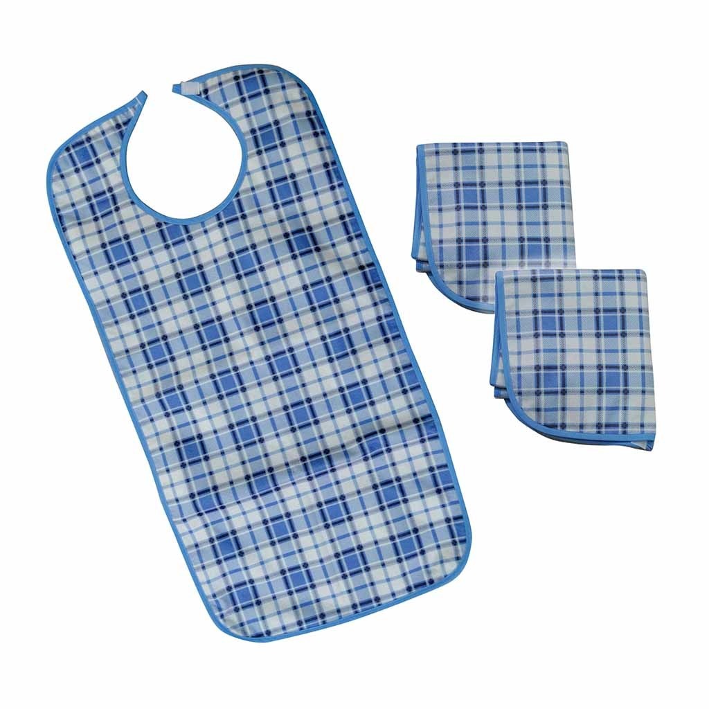 Slabbers voor volwassenen, gehandicapten, ouderen | 3 stuks | Klittenbandsluiting | VM979P afbeelding