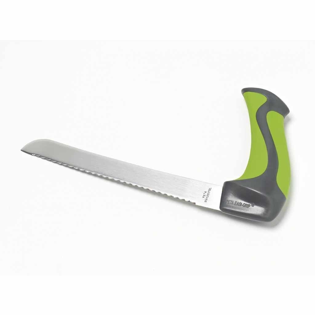 Broodmes met gehoekt handvat | Lengte mes 20 cm | Roestvrijstaal | Anti-slip handvat | Vaatwasmachine bestendig | PR63016 afbeelding