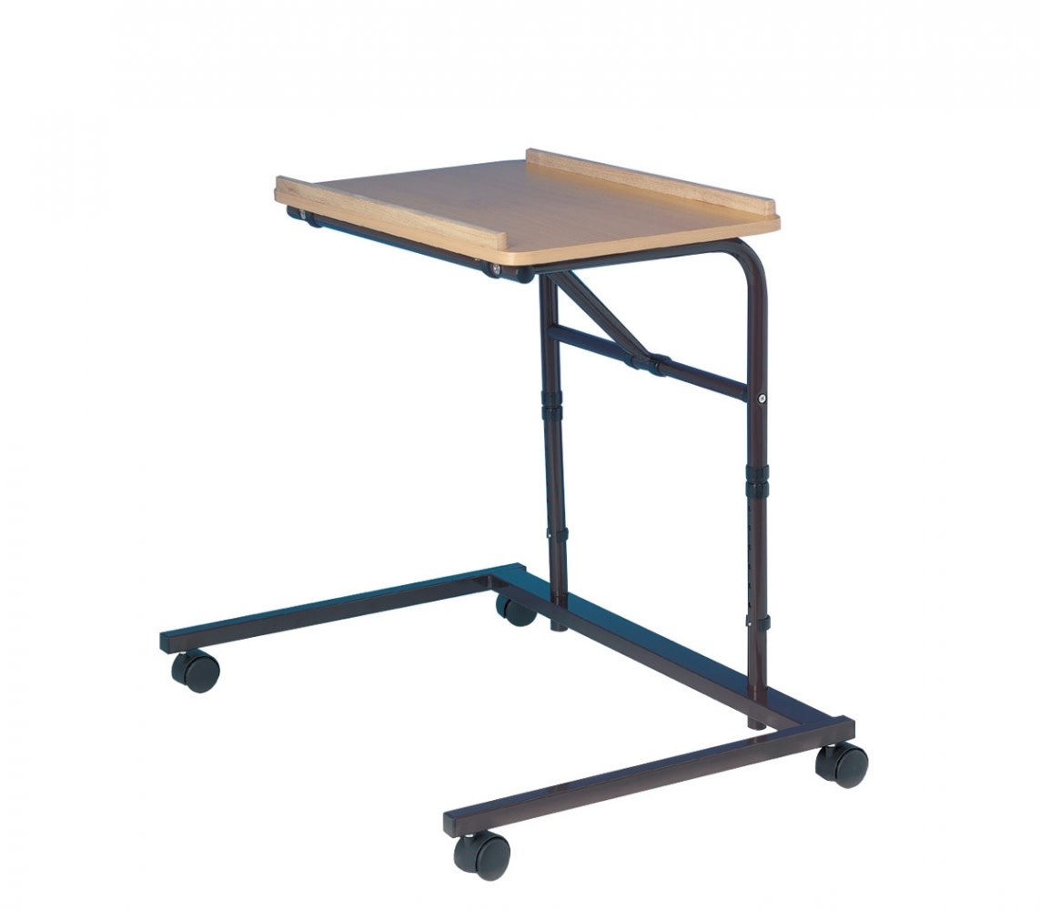 Stoelleestafel | Verrijdbaar | Met opstaande rand | Tafelblad: L 60 x B 40 cm | Verstelbaar | PR60195 afbeelding