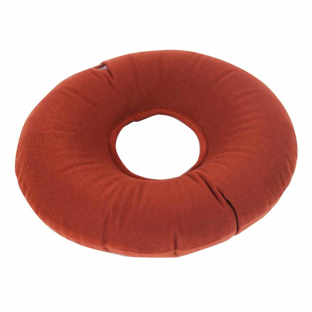 Opblaasbaar ringkussen | Donut zitkussen | Diameter 33 cm | Hoogte 8 cm | Rood | VM934BB afbeelding
