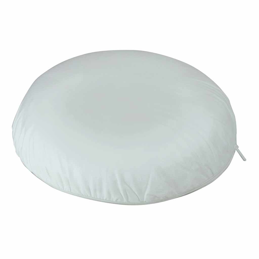 Drukontlastings- ring kussen | Traagschuim | Buitendiameter: 42 cm | Diameter opening: 8 cm | Donutkussen | Wasbare hoes afbeelding