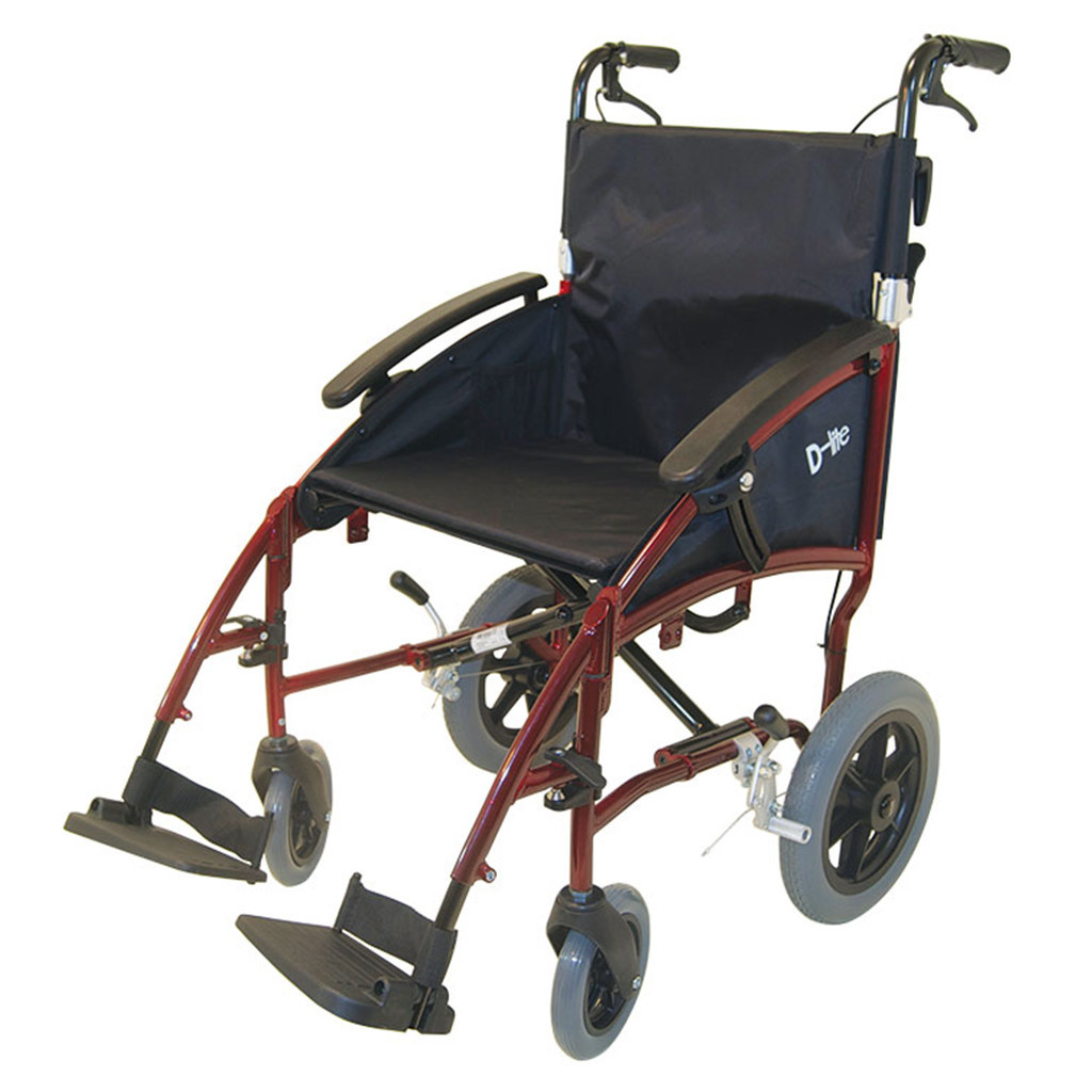 Lichtgewicht Transportstoel D-Lite 12,5" (13,2 kg) | Zitbreedte : 50 cm | Drive afbeelding