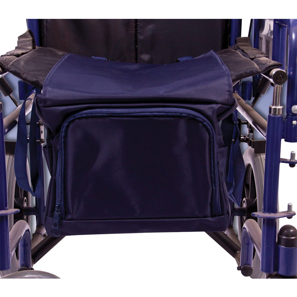 Tas voor onder de rolstoelzitting | Afmeting 30 x 29 x 40 cm | Rolstoeltas | Donkerblauw | PR35077 afbeelding
