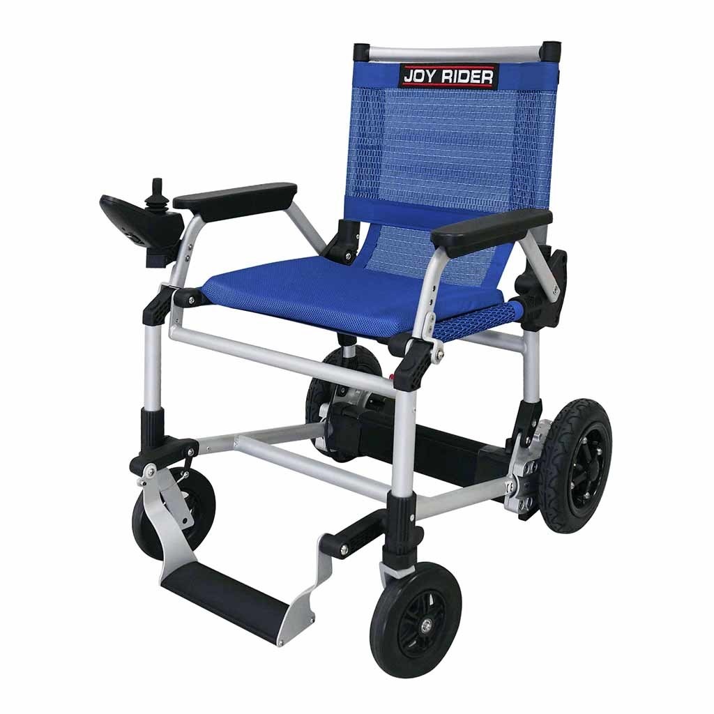 Elektrische rolstoel JoyRider | Makkelijk opvouwbaar | Joystick besturing | Blauw | ZROLBL | e-Ability afbeelding