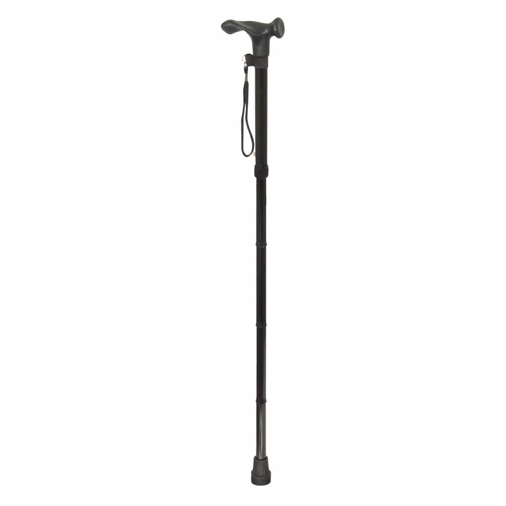 Ergonomische Wandelstok inklapbaar in 5 delen - Linkshandig afbeelding