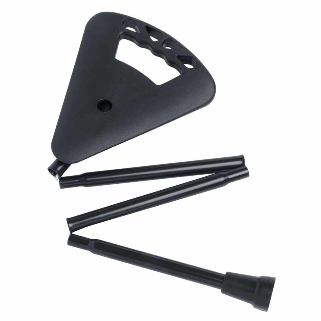 Flipstick wandelstok met opklapbare zitting | Opvouwbaar | Hoogte: 87,5 cm | Kleur: Zwart | PR30131-BK afbeelding