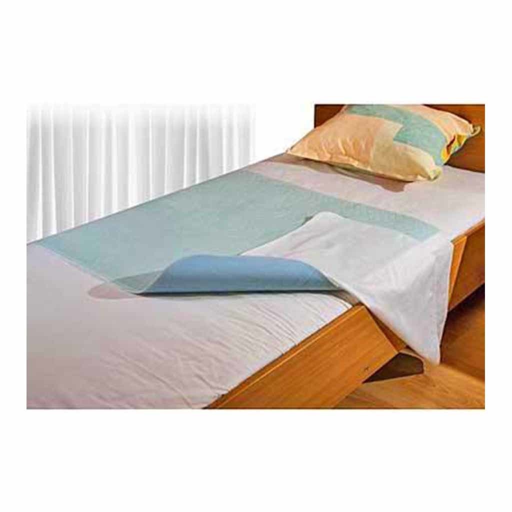Wasbare bed onderlegger met instopstrook 85 x 90 cm afbeelding