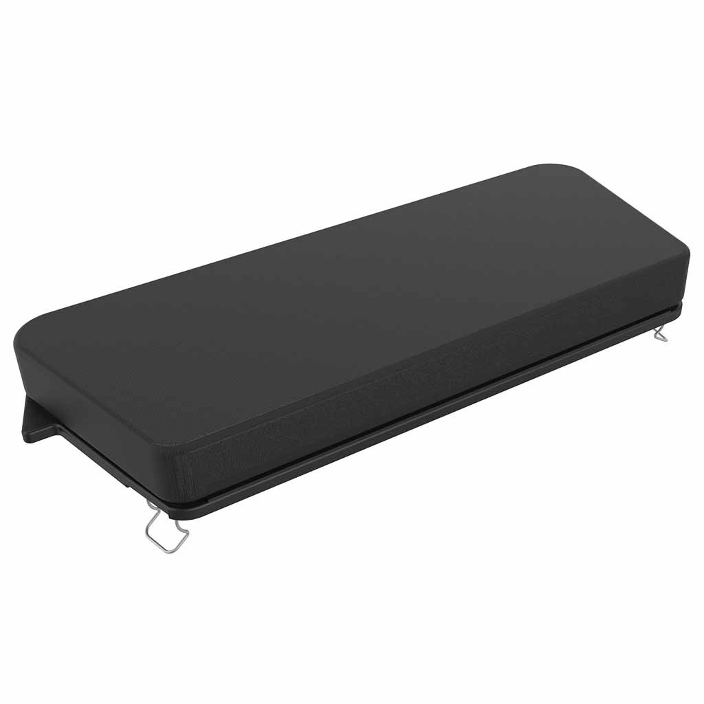 Harde zitting met kussen voor Server & Athlon rollator | Rehasense | Kliksysteem | Zwart | ACR01021 afbeelding
