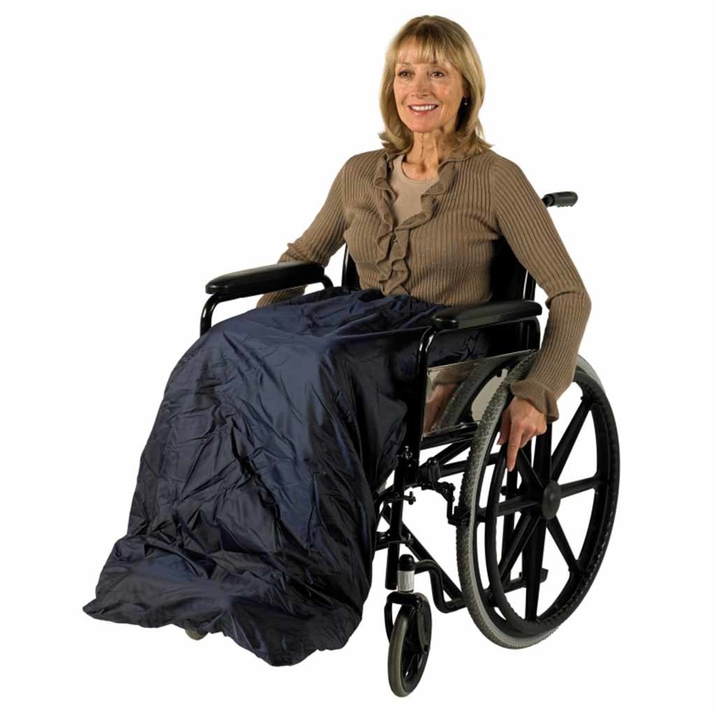 Rolstoel schootkleed Deluxe gevoerd | Splash | Donkerblauw | Rolstoel accessoires | PR34020-D afbeelding