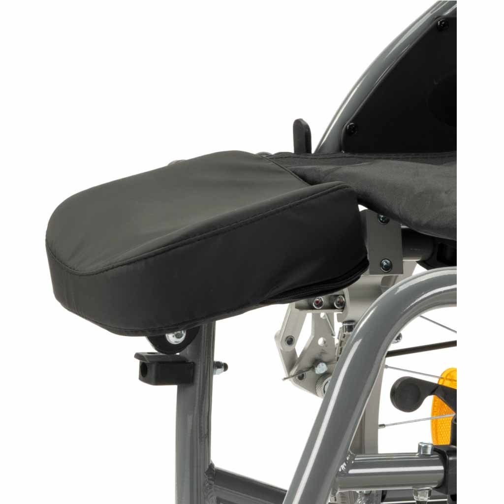 Stompsteun / Amputatiesteun voor rolstoel M5 en M6 | MultiMotion | Links | Donkergrijs | 10040012 afbeelding