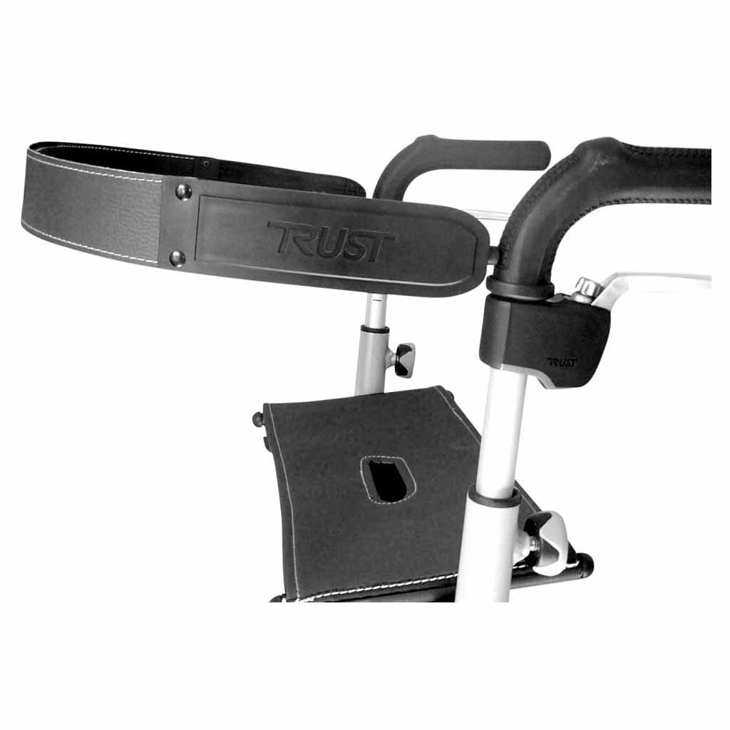 Rugband Let&apos;s Go Out / Let&apos;s Fly | TrustCare | Zwart | Rugsteun rollator | PR30278-BKSTRAP afbeelding
