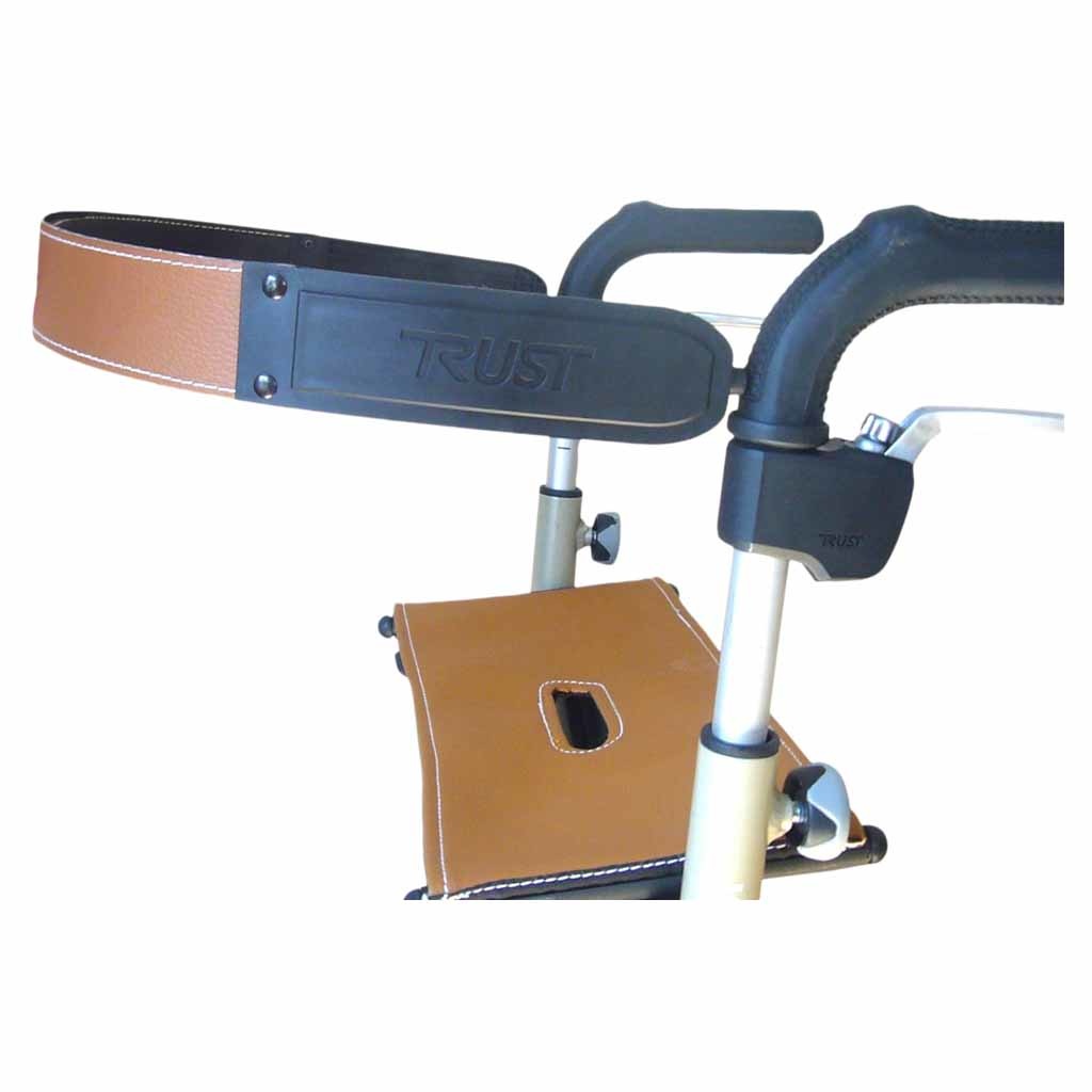 Rugband Let&apos;s Go Out / Let&apos;s Fly | TrustCare | Bruin | Rugsteun rollator | PR30278-BESTRAP afbeelding
