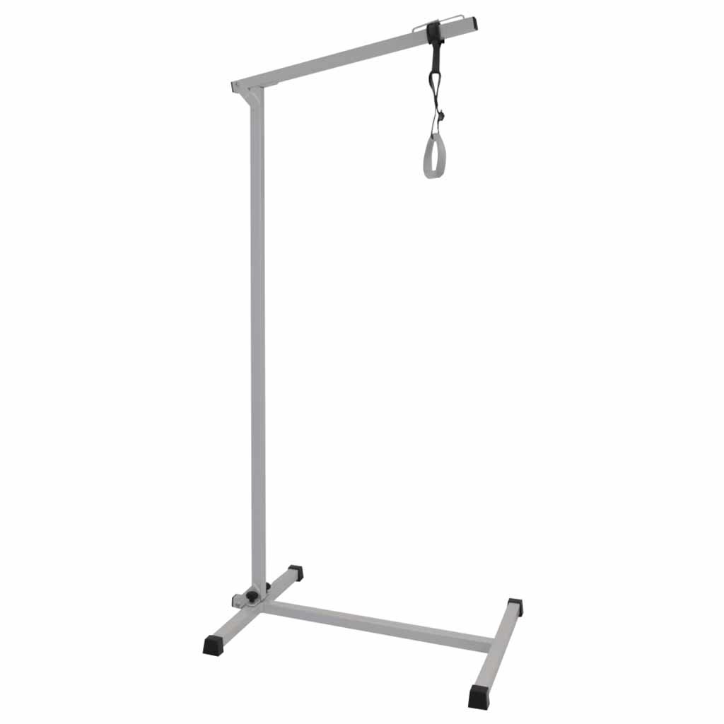 Bedpapegaai inklapbaar met voet | Bedheffer | Bedgalg | Maximaal 130 kg | Met verstelbare band en handgreep | Wit | HE430915 afbeelding