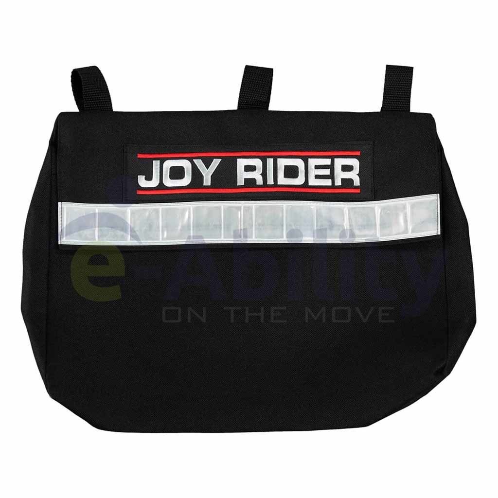 Rugleuning tas voor JoyRider elektrische rolstoel | e-Ability | 1 vak | Met reflectie | Zwart | Nylon | e-Aa0003 afbeelding