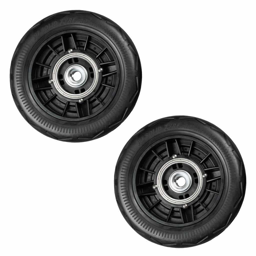 Massieve achterwielen voor JoyRider en SplitRider rolstoel (2 stuks) | e-Ability | Uitwisselbaar | Zwart | e-Aa0022 afbeelding