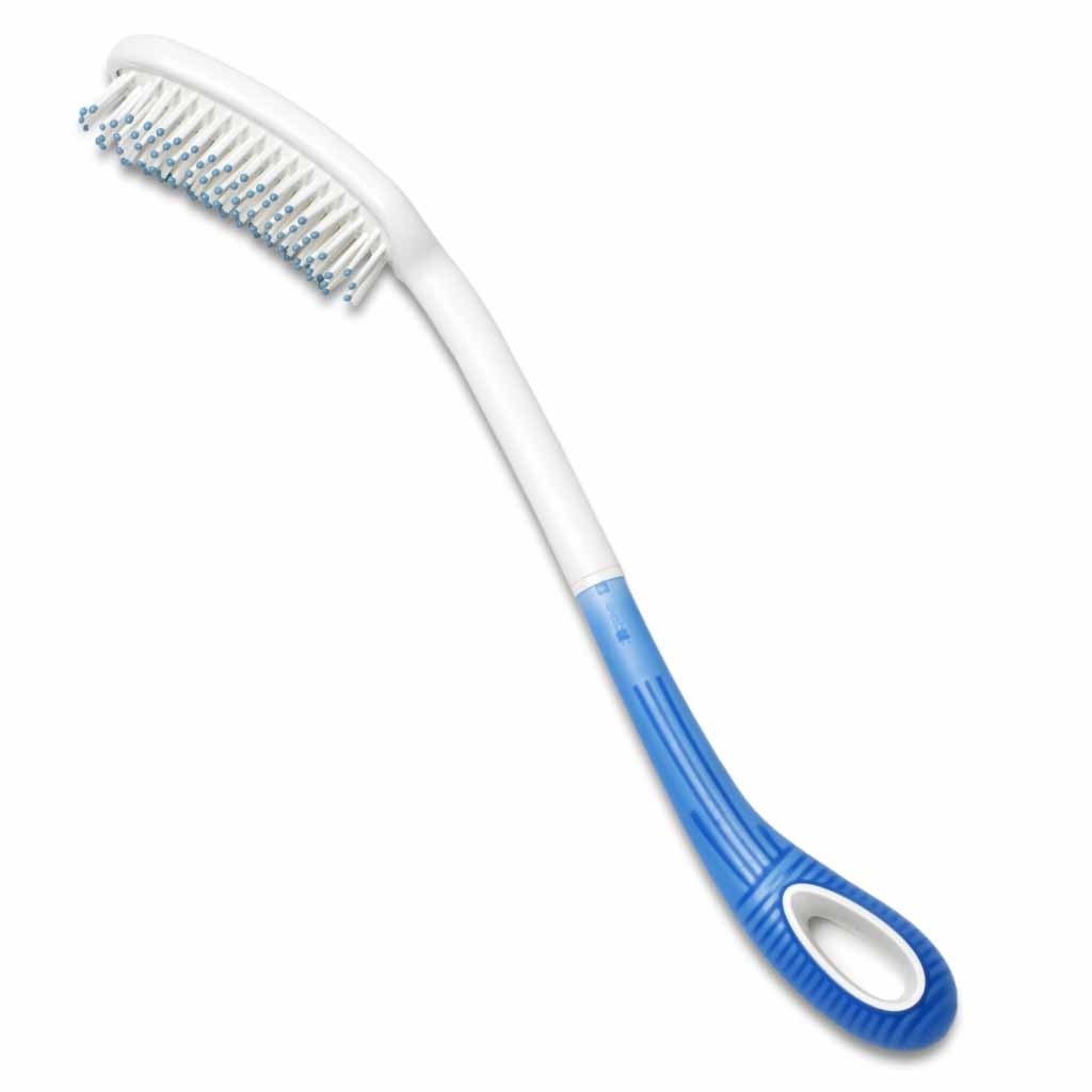 Etac Beauty Haarborstel met gebogen steel - Lengte 30 of 36cm - Ideaal voor personen met beperkte schouderfunctie afbeelding