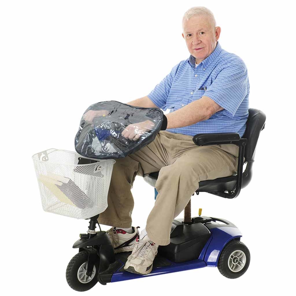 Universele hoes voor scootmobielstuur afbeelding