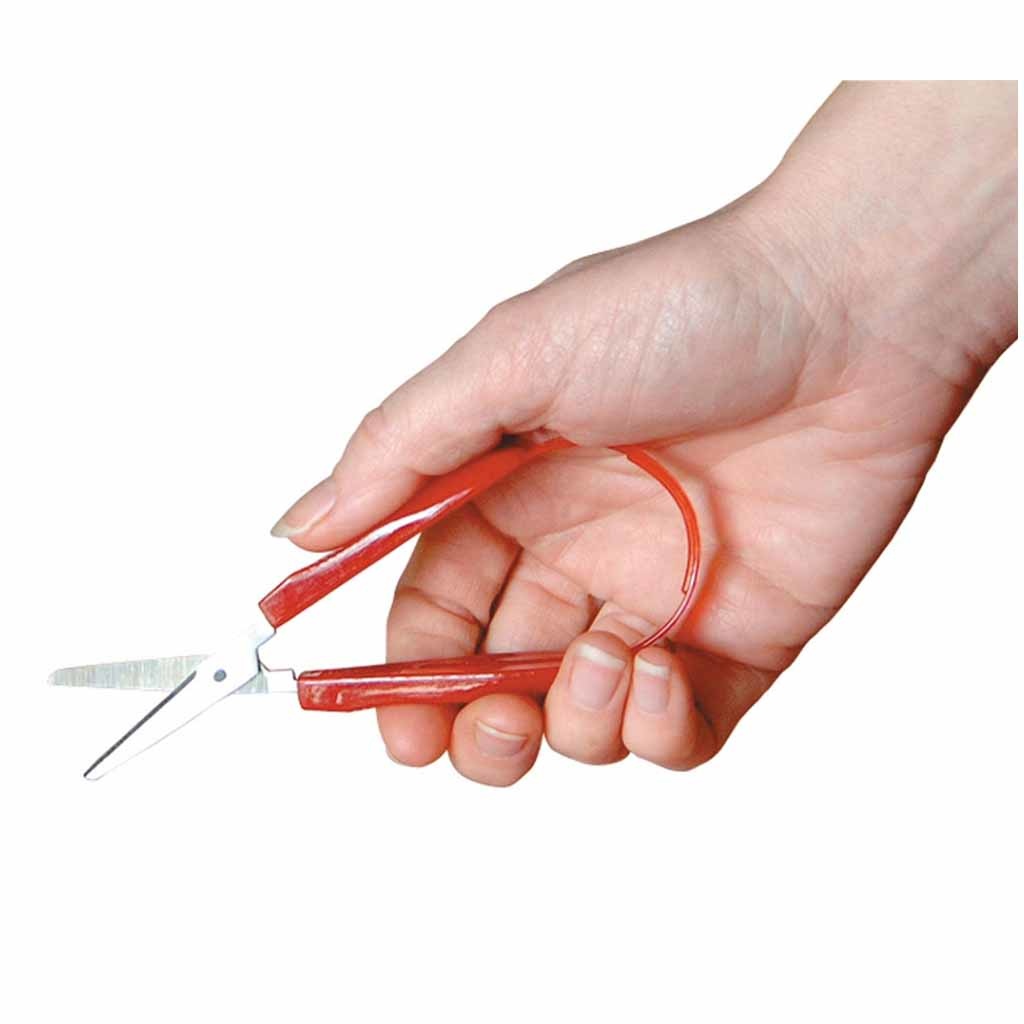 Handwerkschaar - rond | Lusvormig zelfopenend handvat | Ideaal voor mensen met reuma | PR63003 afbeelding