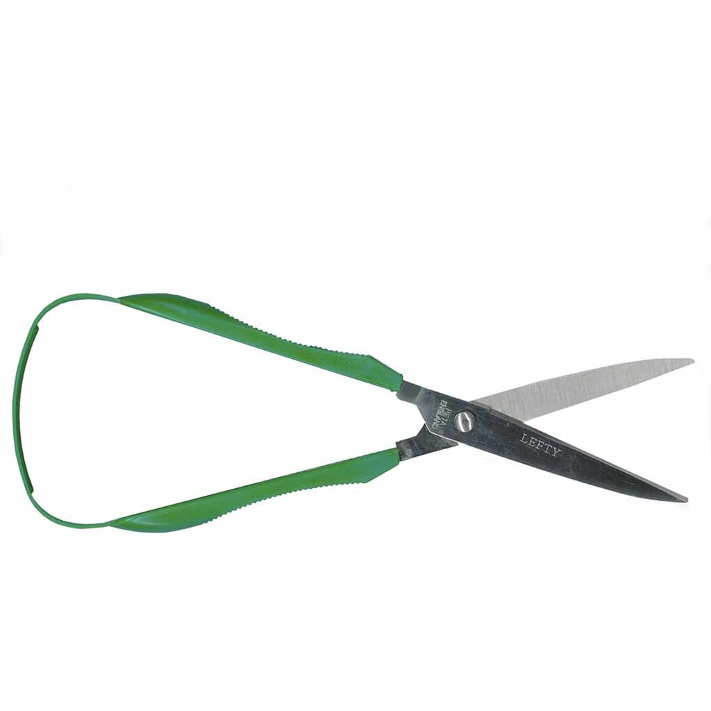 Lusschaar | Zelfopenend handvat | Gepunt | Groen | Linkshandig | Lengte blad 75 mm | PR63010-L afbeelding