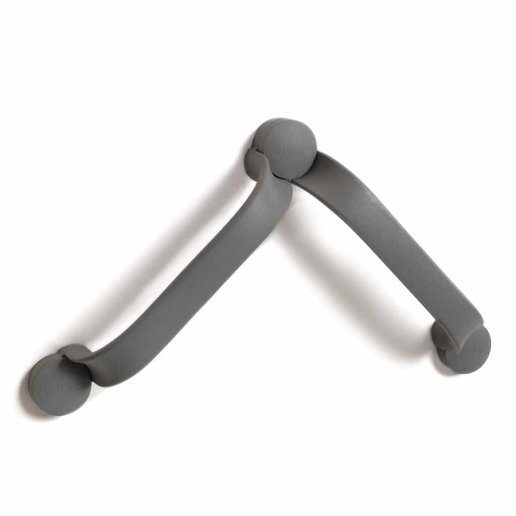 Flex wandbeugel - schroefmontage | Maak een keuze : Grijs 60 cm (2x 30 cm) | Etac afbeelding