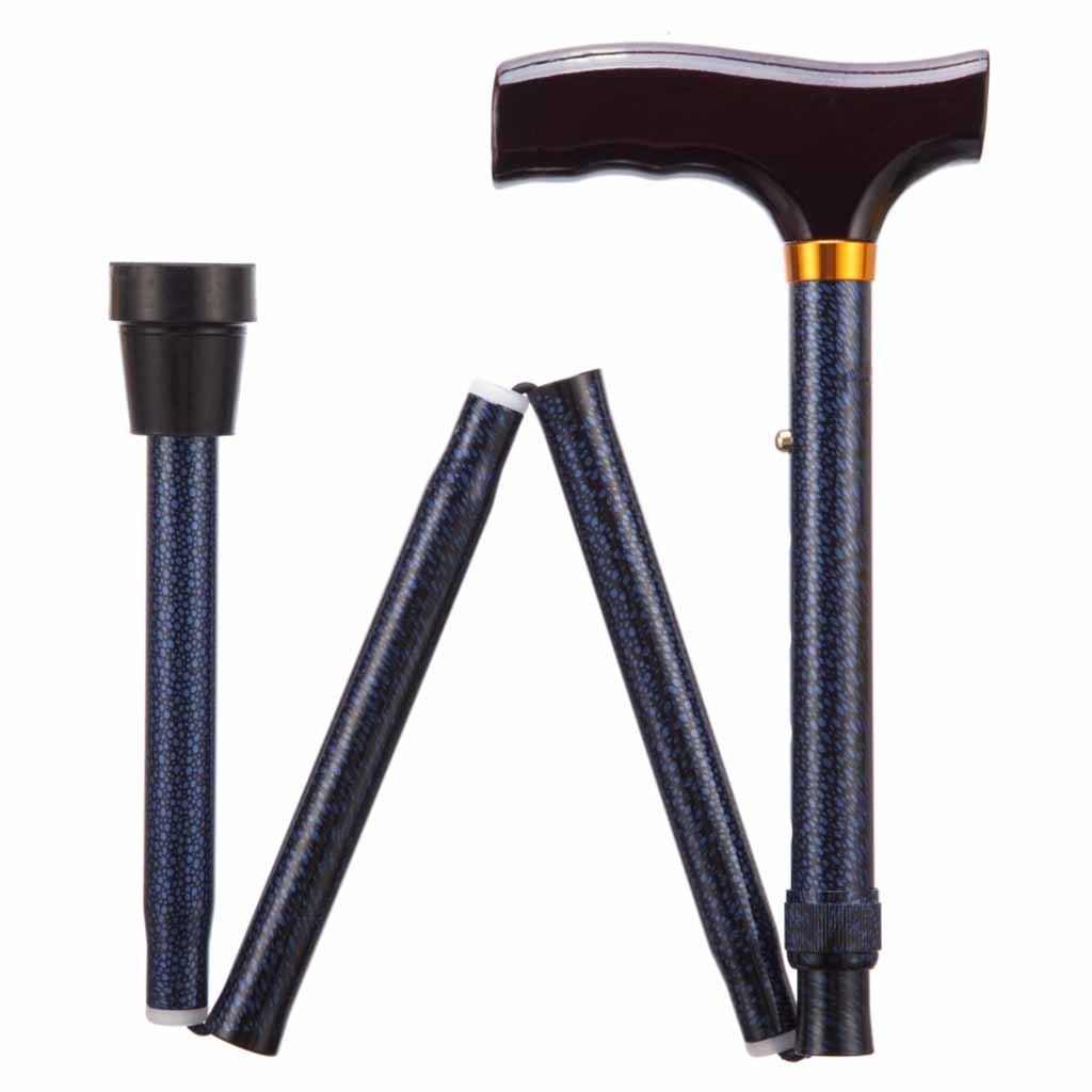 Opvouwbare wandelstok - Blue Ice | Maak een keuze : Blue Ice 84 - 94 cm afbeelding