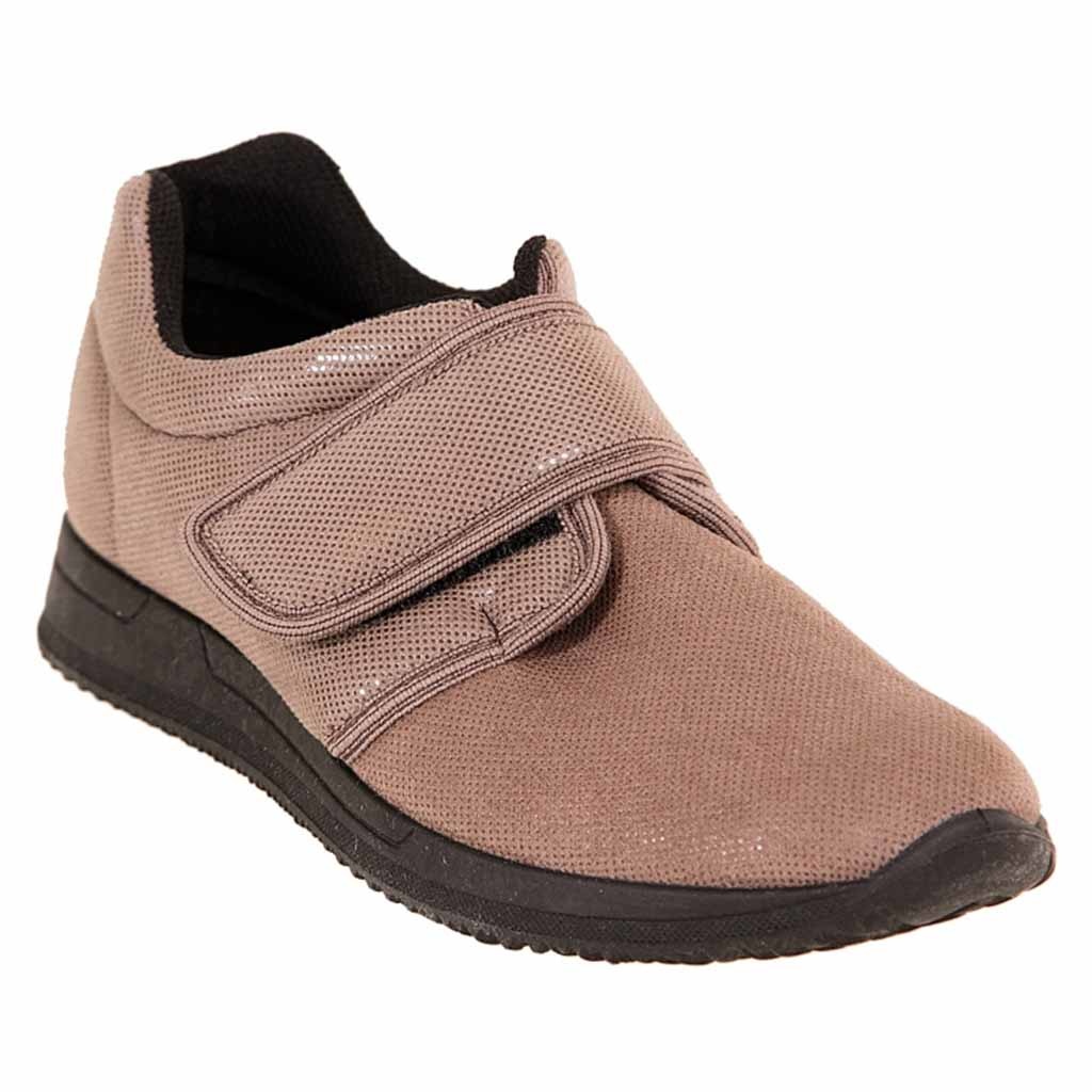 Comfortschoen Diana | MSF | Dames | Maat 37 | Kleur taupe | Met klittenband | MS8102B-37 afbeelding