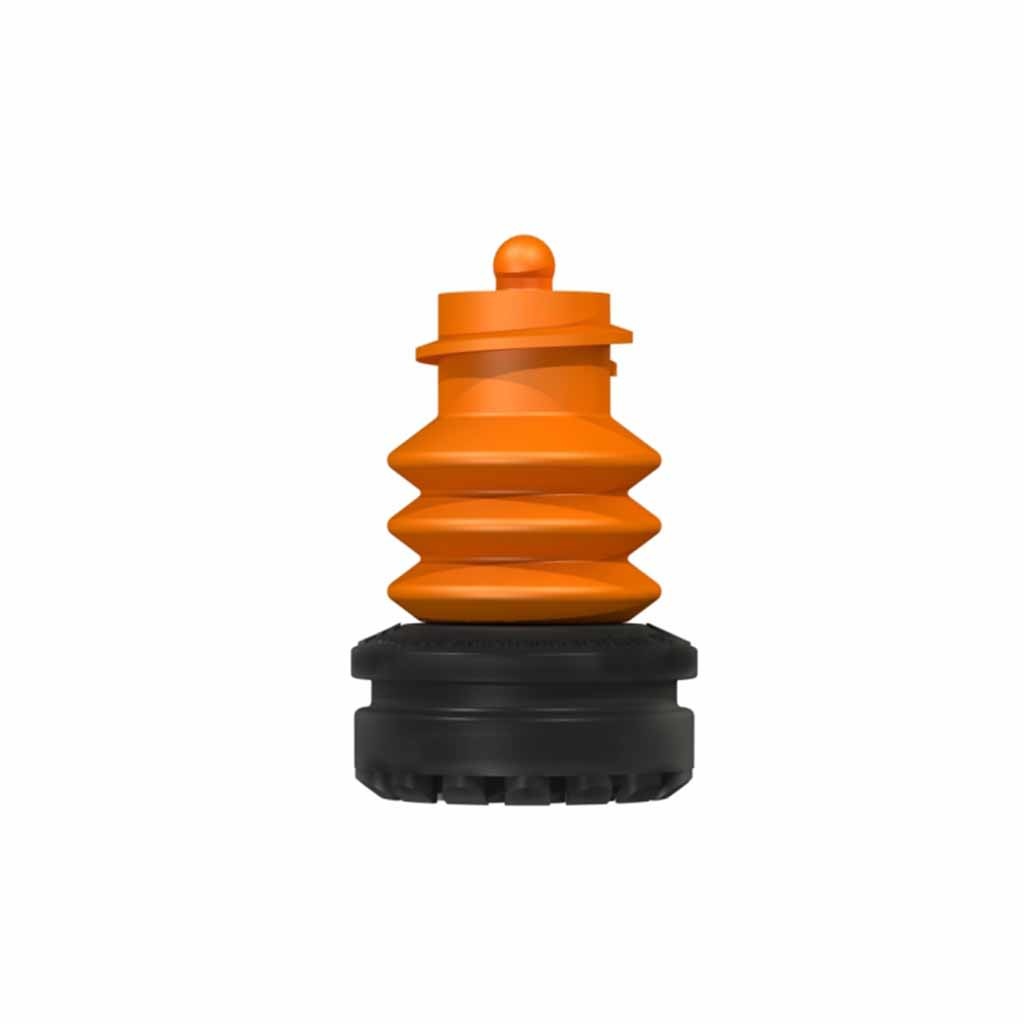 Flexyfoot stokdop | Vervangbare dop | Zwart | Schokabsorberend | PR30044-B afbeelding