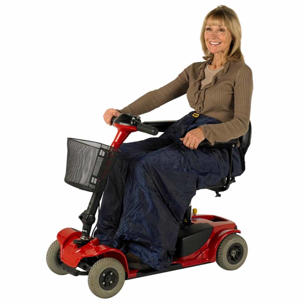 Scootmobiel beenwarmer | Gevoerd | Winddicht en waterdicht | Blauw | Splash | PR34002 afbeelding