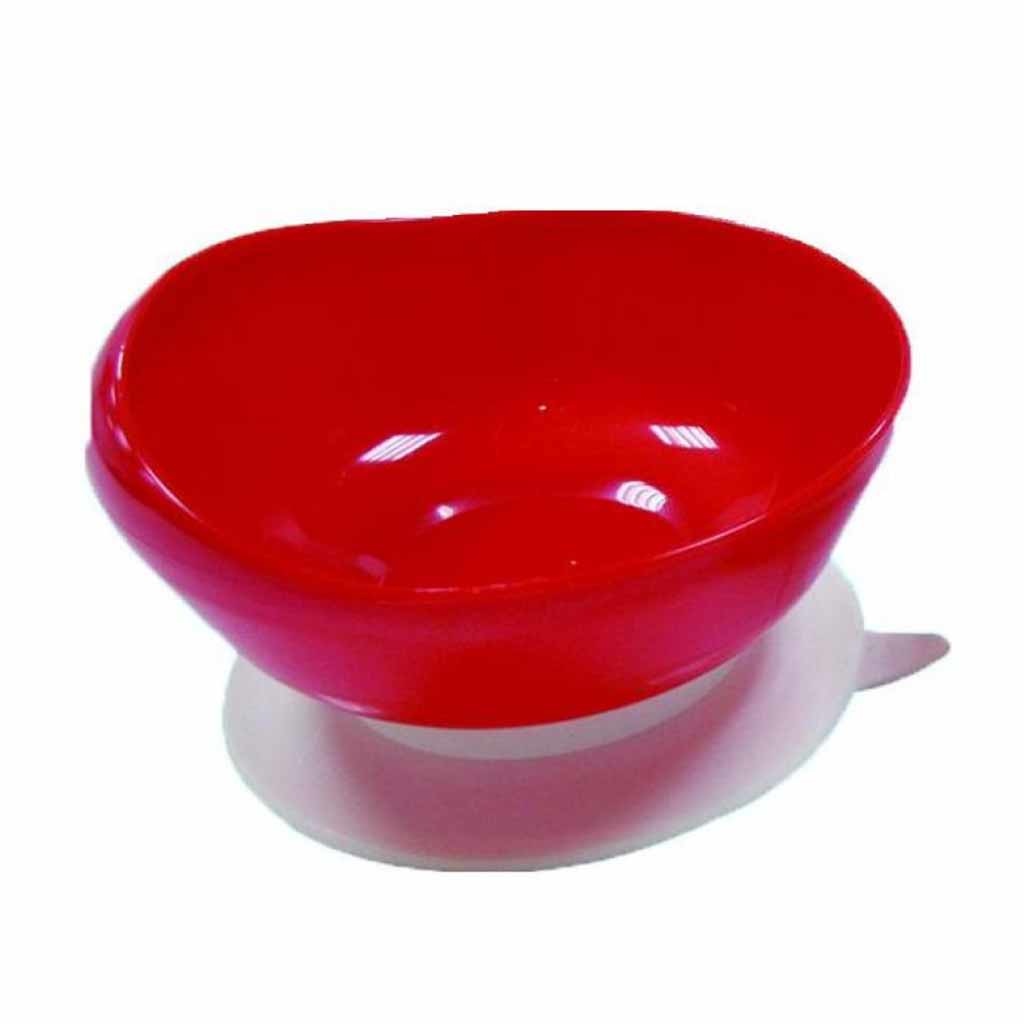 Scooper Bowl | Eetkom | Rood | Voorkomt schuiven | Onbreekbaar | Met hoge randen | PR65004-R afbeelding