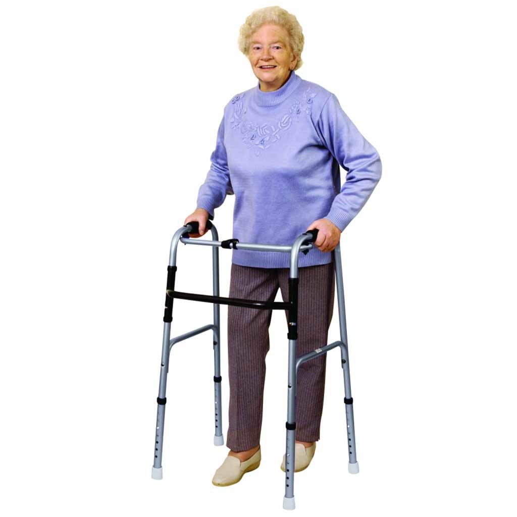 Opvouwbaar looprek luxe | In hoogte verstelbaar van 78 - 96 cm | Max. gebruikersgewicht 120 kg | Aluminium | Gewicht 2,4 kg | PR30180-SL | Able2 afbeelding