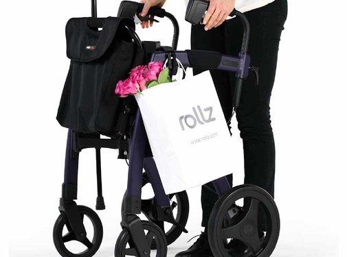 Rollz Motion rolstoelkit 3 in 1 - houder voor tas, wandelstok en rolstoelpakket