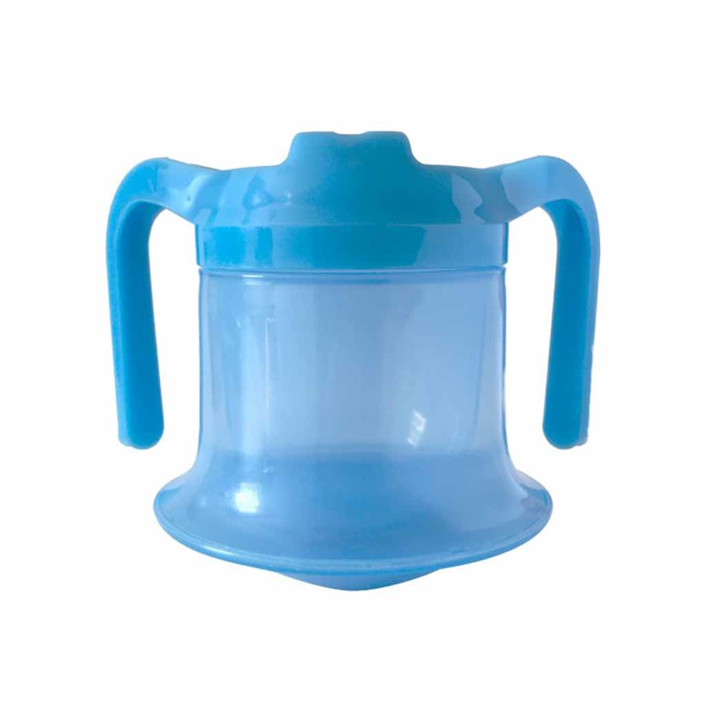 Tuimelbeker met smal tuitje | Glow in the dark | Inhoud: 250 ml | Blauw | PR65139 afbeelding