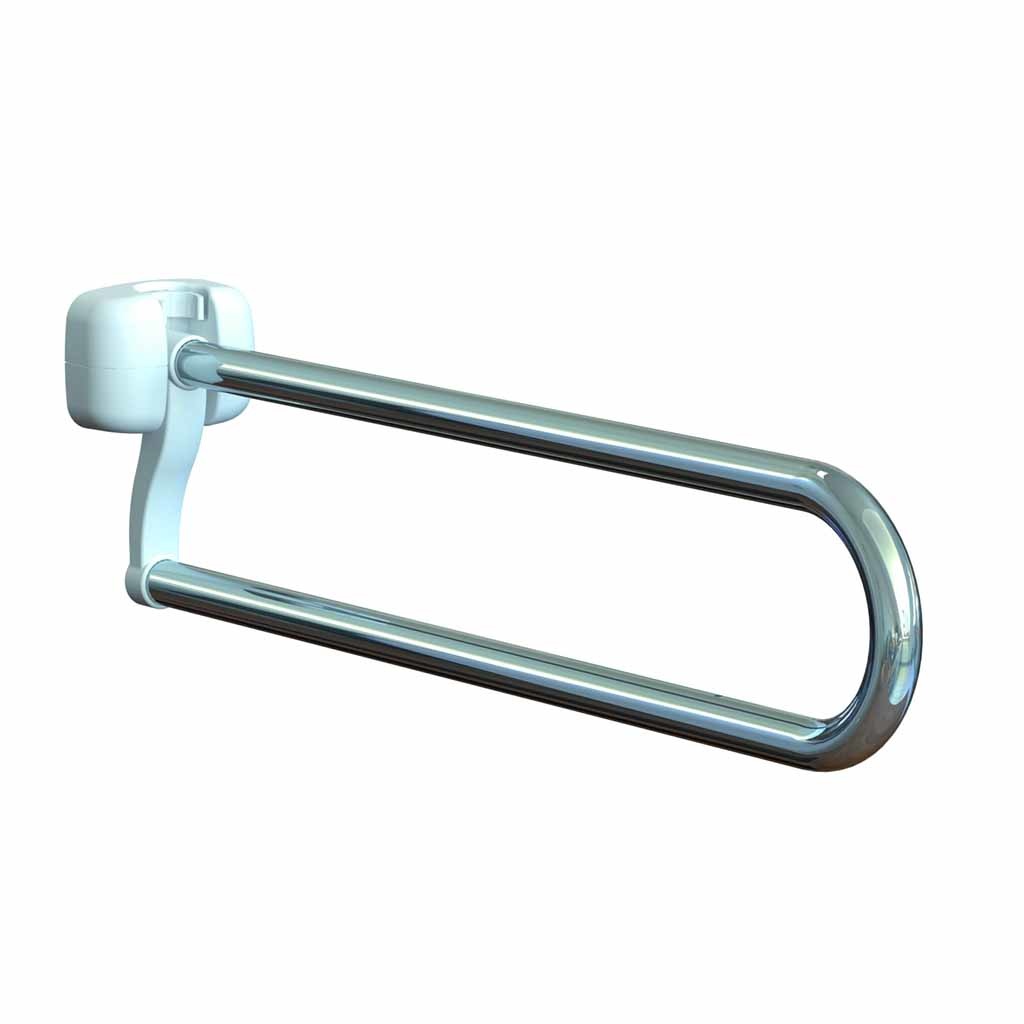 Opklapbare toiletbeugel - RVS | Lengte: 80 cm | Toiletsteun | WC Steun | PR50950-80 afbeelding