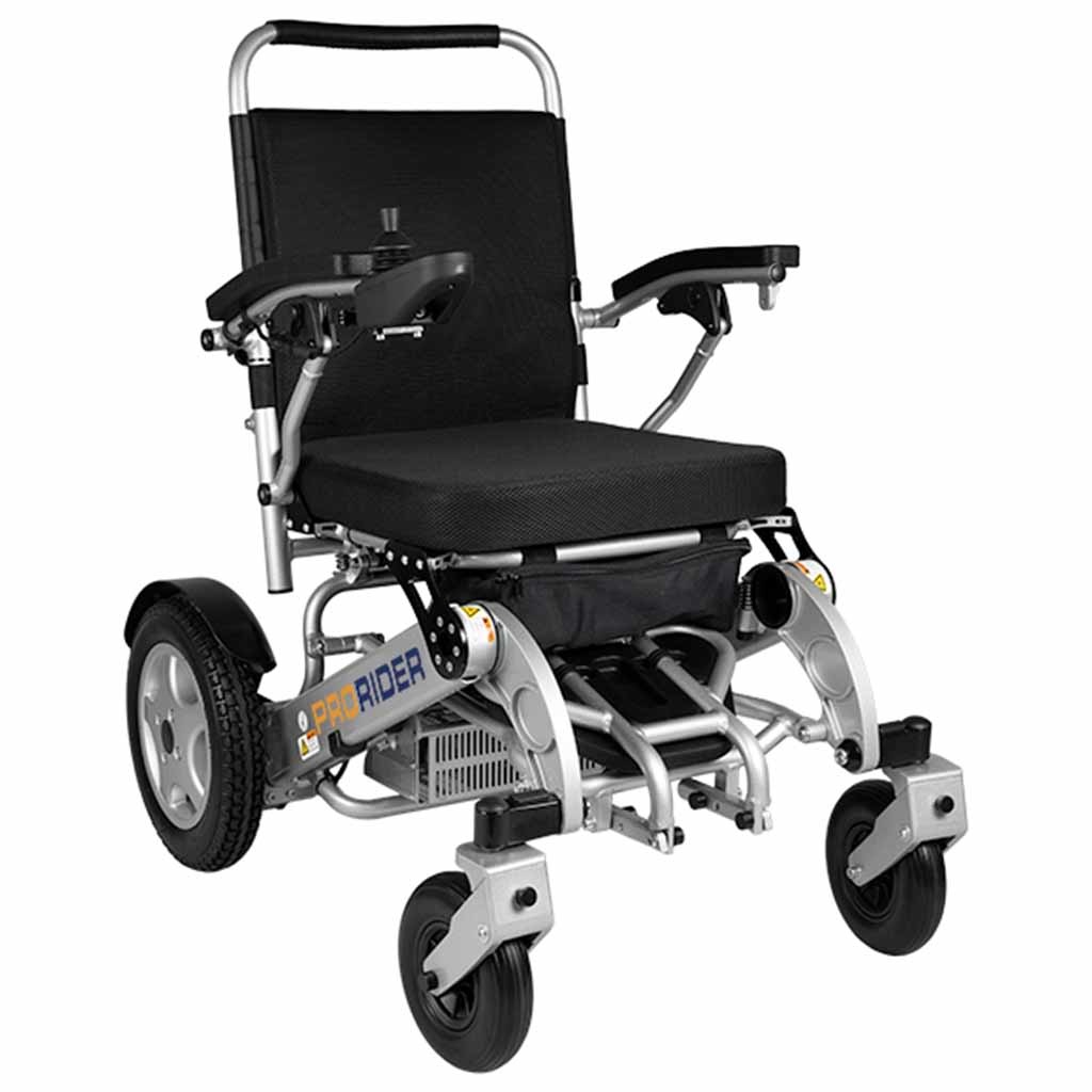 Elektrische opvouwbare rolstoel ProRider SF - Split frame | Actieradius: 30 km | Max. snelheid 7,5 km/u | Joystick besturing | E-APR03 | e-Ability afbeelding