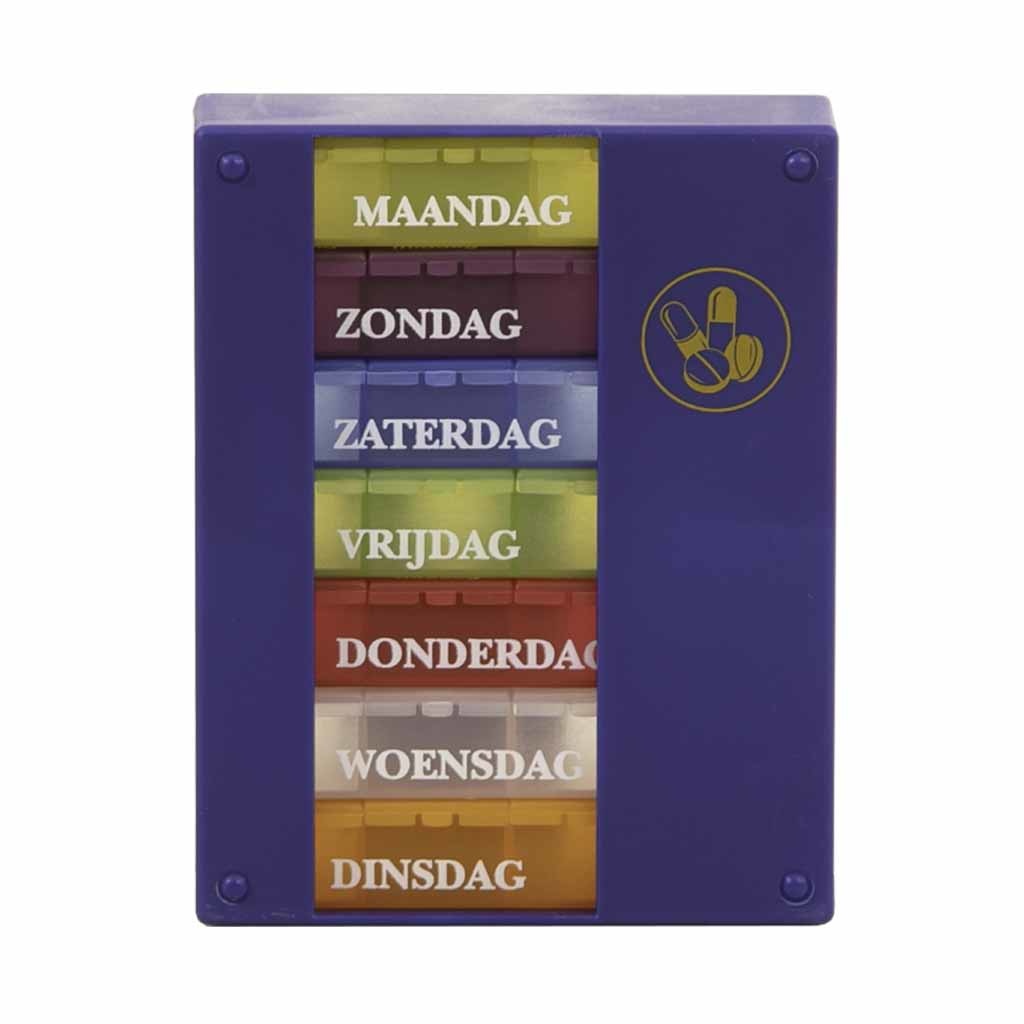 Pillenbox 1 week - 4 vaks | Able2 afbeelding