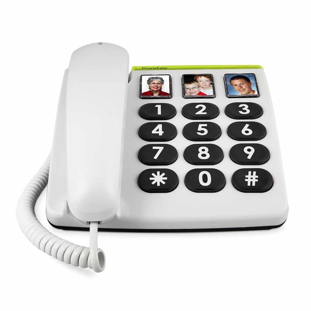 PhoneEasy 331ph seniorentelefoon met 3 fotoknoppen | Doro afbeelding
