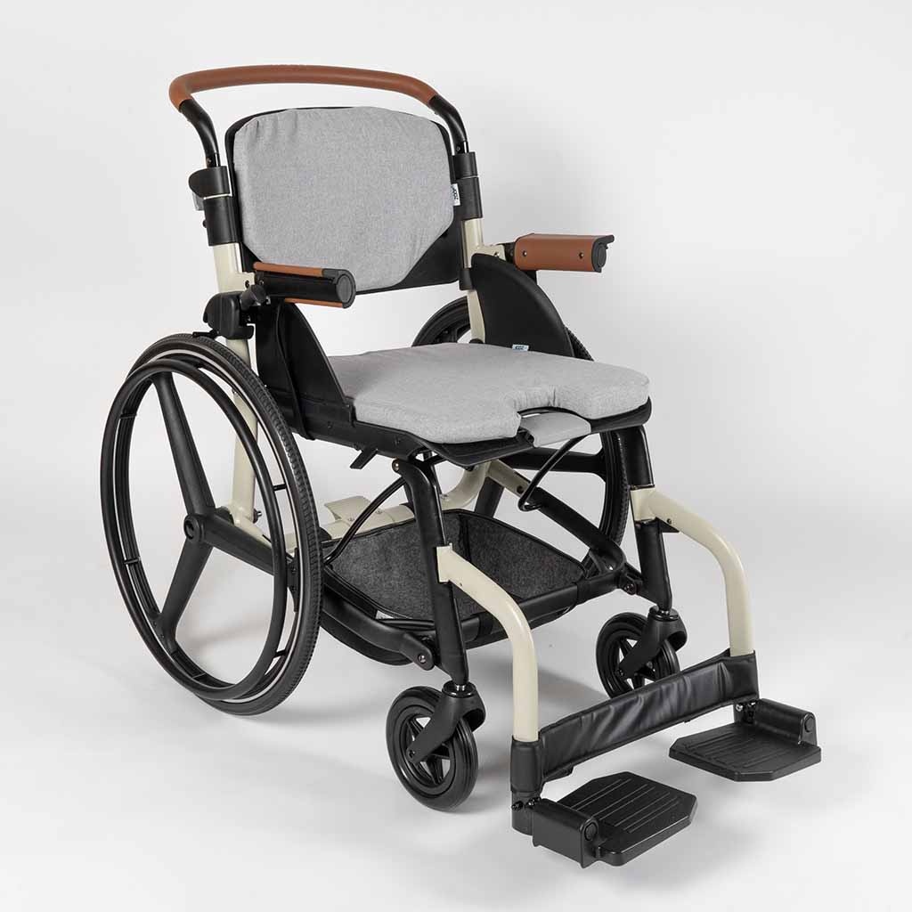 Classic rolstoel - Design lichtgewicht rolstoel (11,8 kg) | Kies uw kleur : Grijs | Zoof afbeelding
