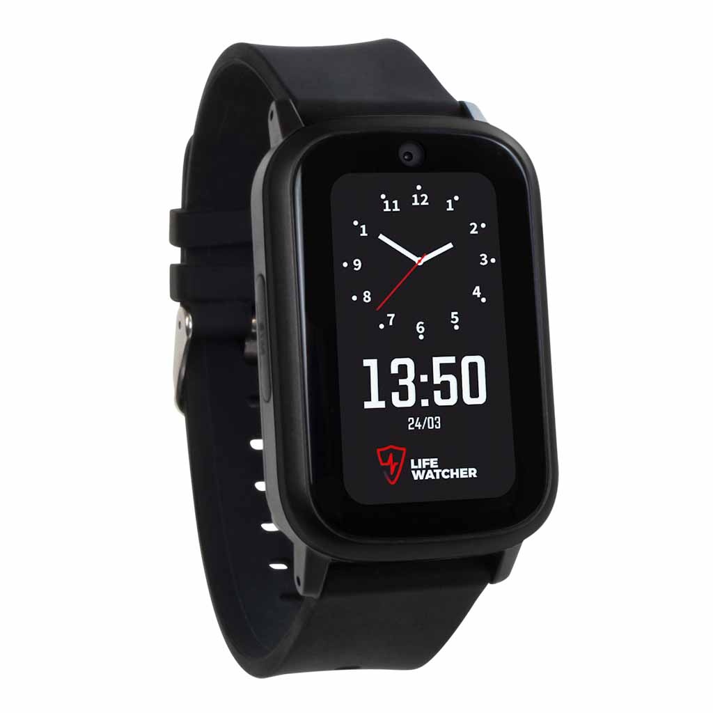 Alarmeringshorloge - Senior 4G | Persoonsalarmering | Rubber band | Afmeting: 44 x 29 x 13mm | LifeWatcher | LWS2000 afbeelding