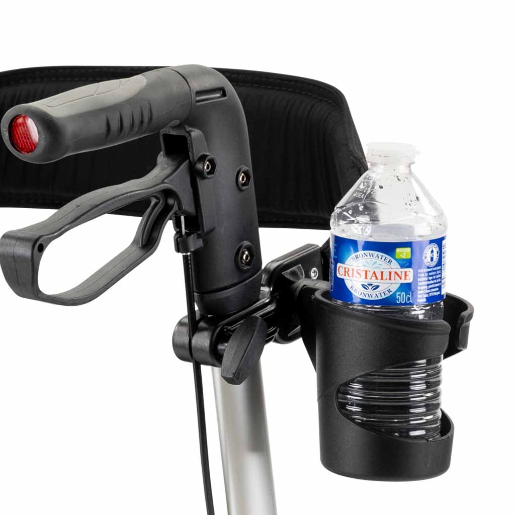 Bekerhouder voor de Rollator Cruiser | Voor een flesje of blikje drinken | Rollator accessoires | Voor rechts of links afbeelding