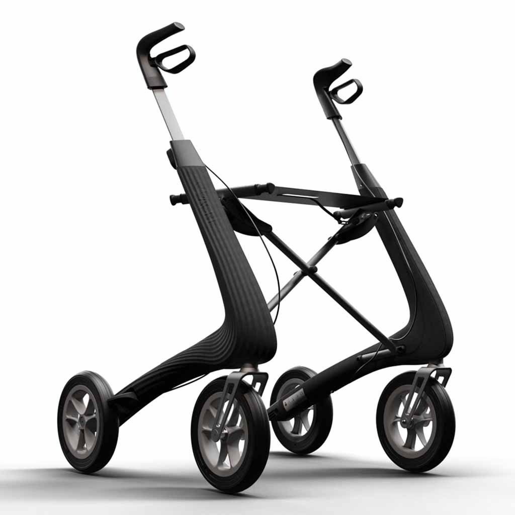 Rollator Nordic Pioneer (5,9 kg) | Kies uw kleur : Zwart | byAcre afbeelding